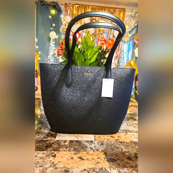 Kate Spade Tote Black Glimmer - Picture 1 of 10